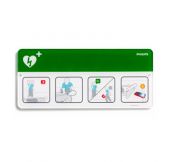 AED,informationsskylt,grön